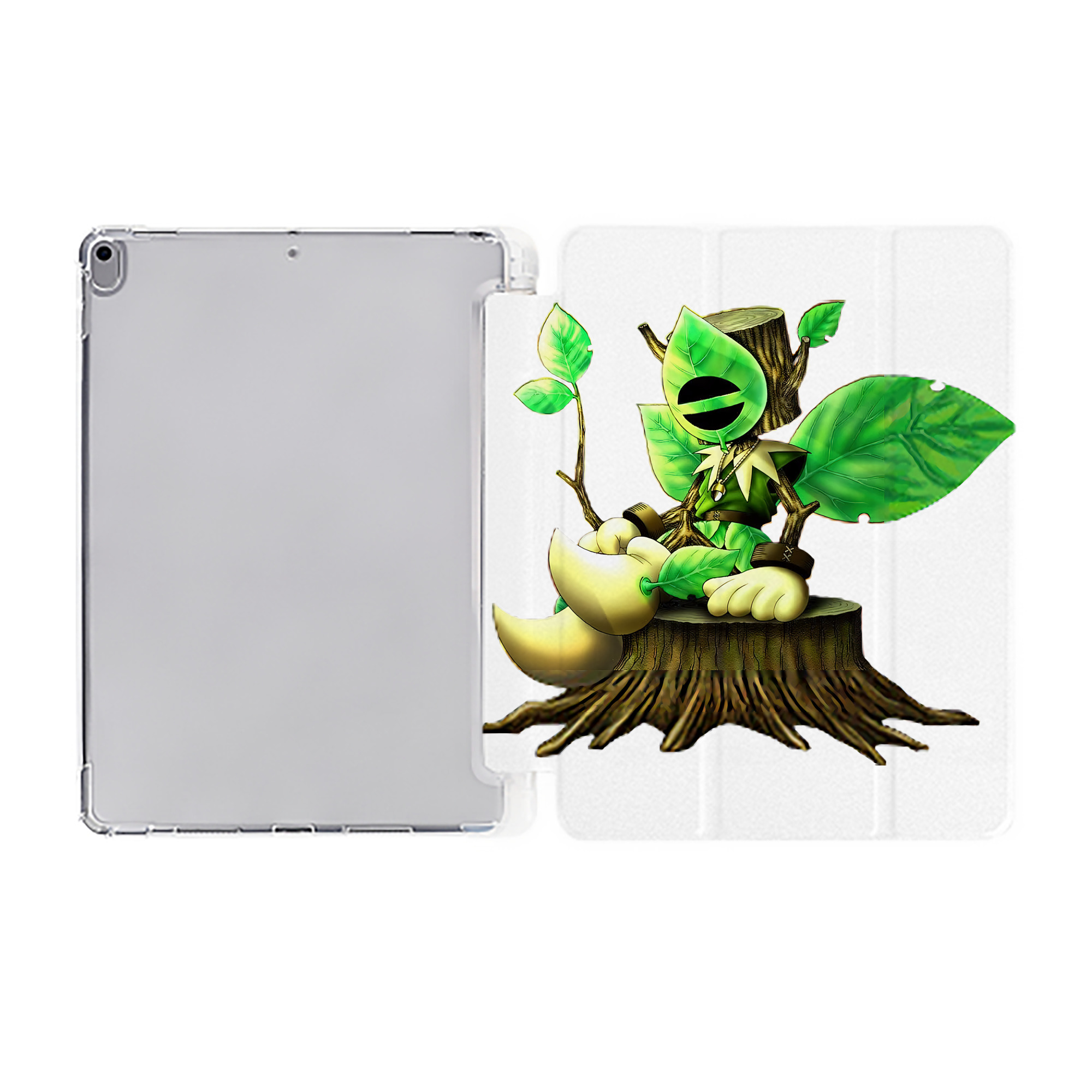 （画像用） 遊☆戯☆王 Yu-Gi-Oh! IPad ケース ペン収納付き 三つ折りスタンド PUレザー×シリコン 対応機種9.5/10.5/10.9インチ